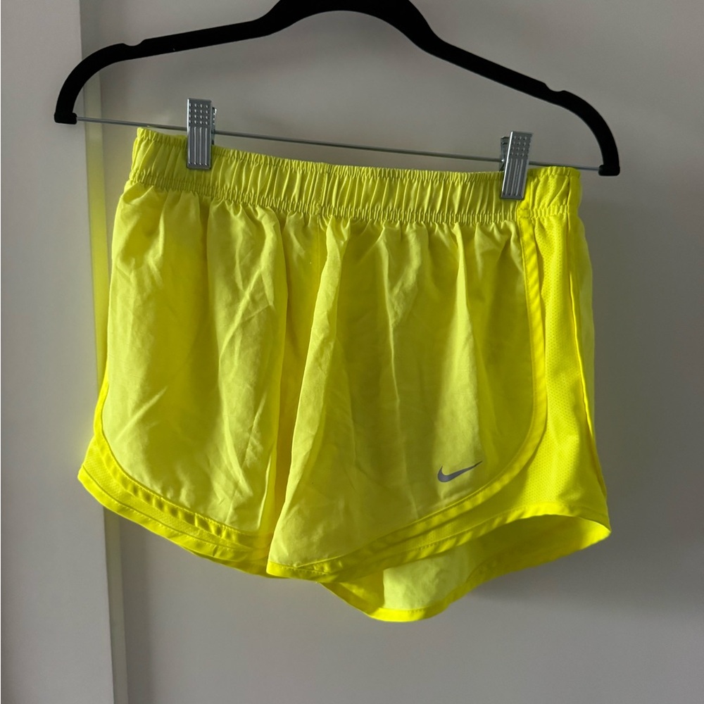 Nike Women's Yellow Shorts
